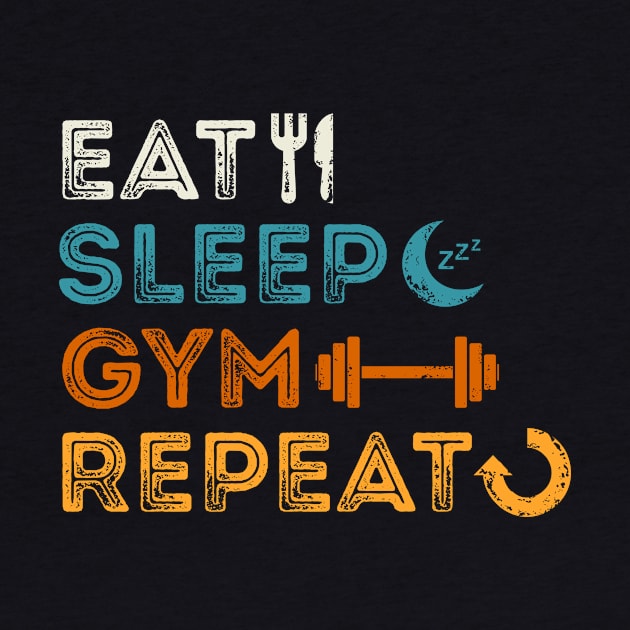 Eat Sleep Gym Repeat by marieltoigo